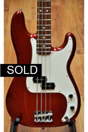 Fender Standard Precision Bass Candy Apple Red